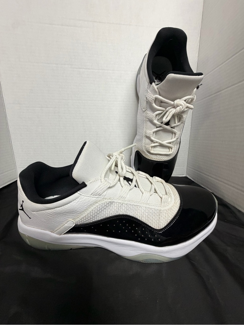 Jordan Men's Low-Top Sneakers in White and Black